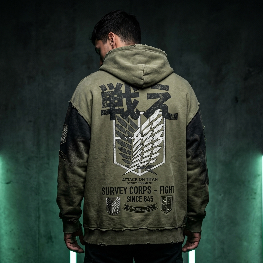Wings of Freedom Military Heavy Hoodie